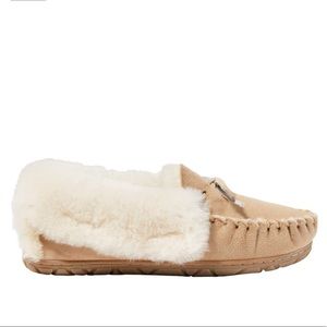 L.L. Bean Women’s Wicked Good Moccasins in Natural